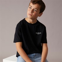 Balmain Boys T-Shirt Black/White