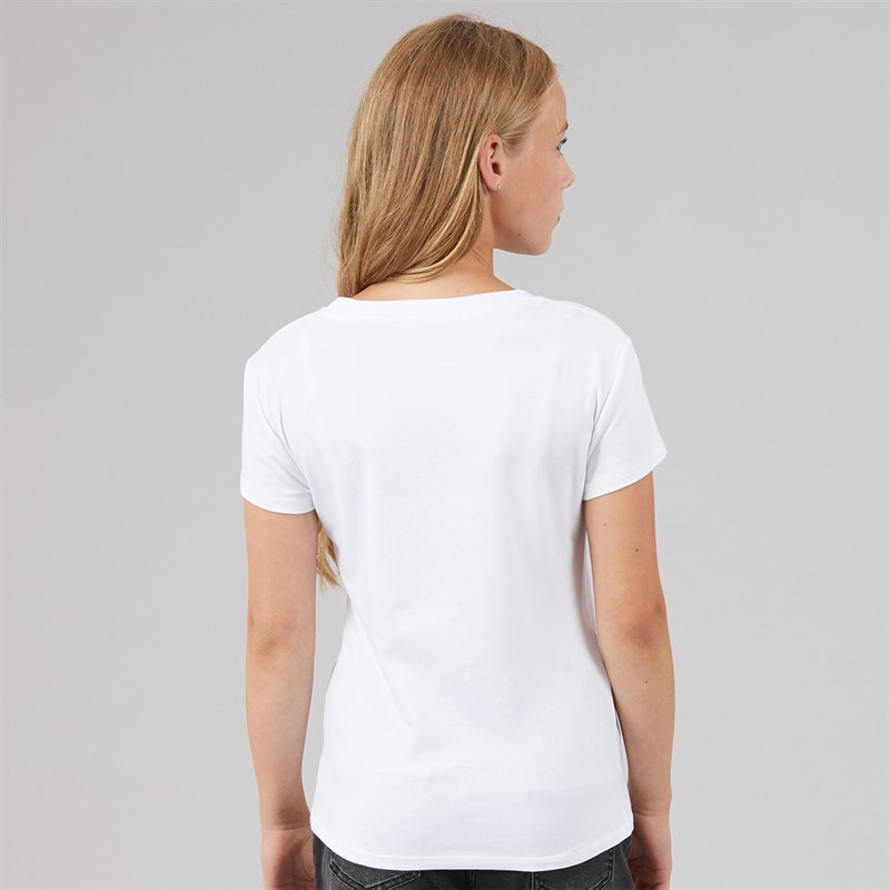Balmain Girls T-Shirt White/Black