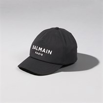 Balmain Boys Hat Black/White