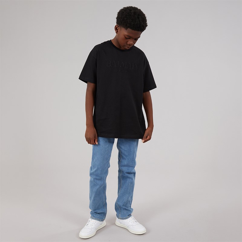 Balmain Boys T-Shirt Black
