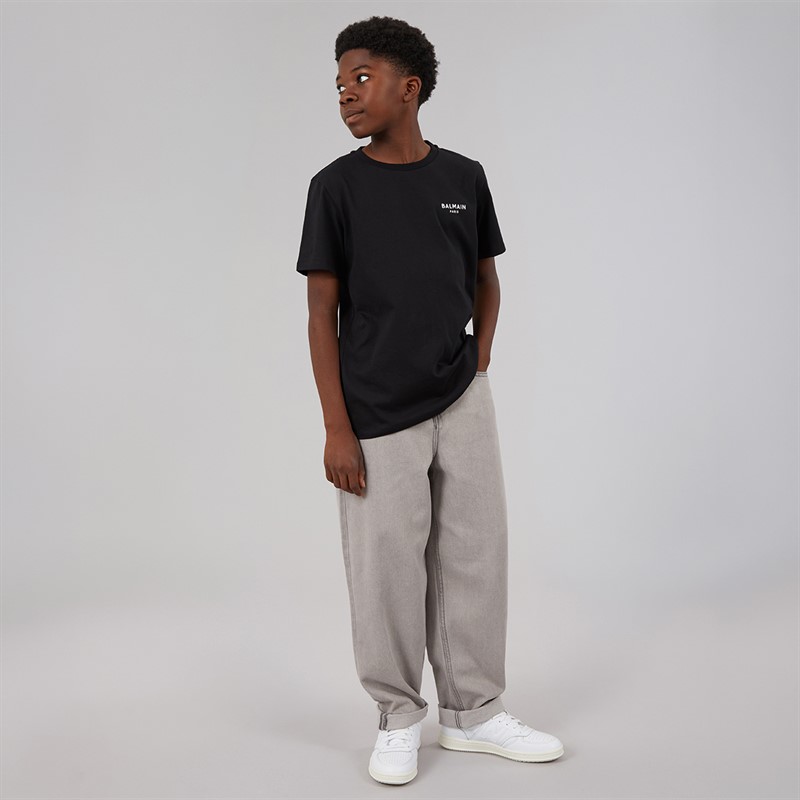 Balmain Boys T-Shirt Black/White