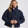 Tommy Jeans Womens Diamond Heatseal Puffer Jacket Dark Night Navy
