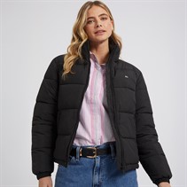 Tommy Jeans Womens Essential Puffer Jacket Black