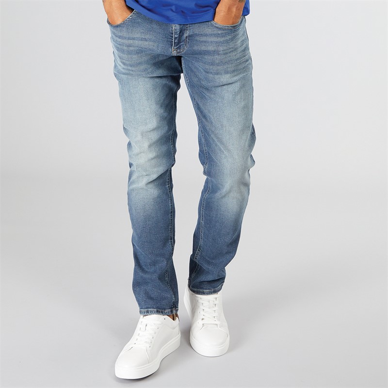 Tommy Jeans Mens Scanton Slim Jeans Denim Dark - Size 36/32
