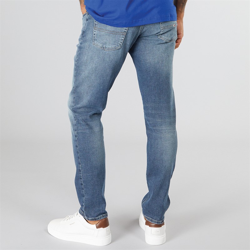 Tommy Jeans Mens Scanton Slim Jeans Denim Dark