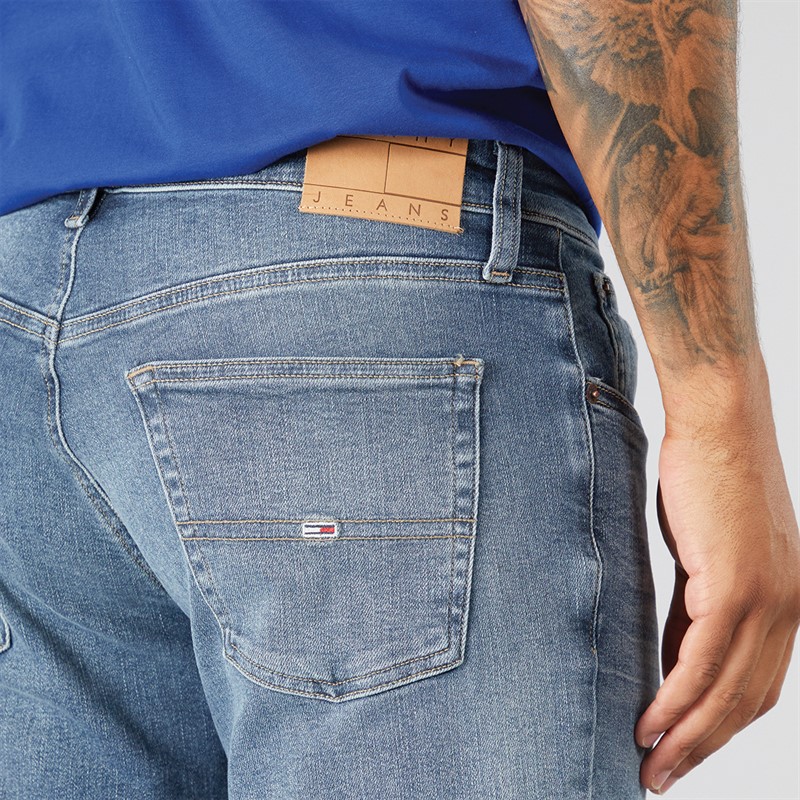 Tommy Jeans Mens Scanton Slim Jeans Denim Dark