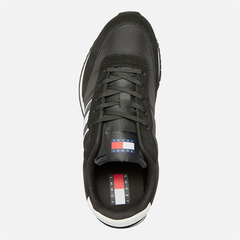 Tommy Jeans Mens TJ Low Top Trainers Black