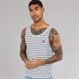 Tommy Jeans Mens TJ Badge Tank Top Dark Night Navy/Sweet Blue