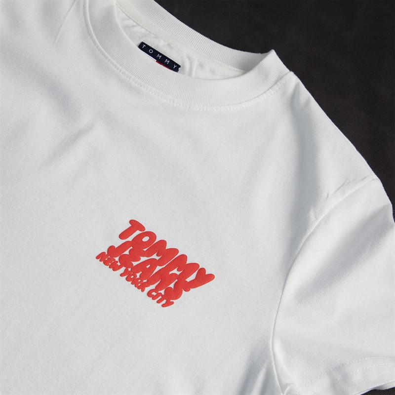 Tommy Jeans Womens Bubble T-Shirt Ecru