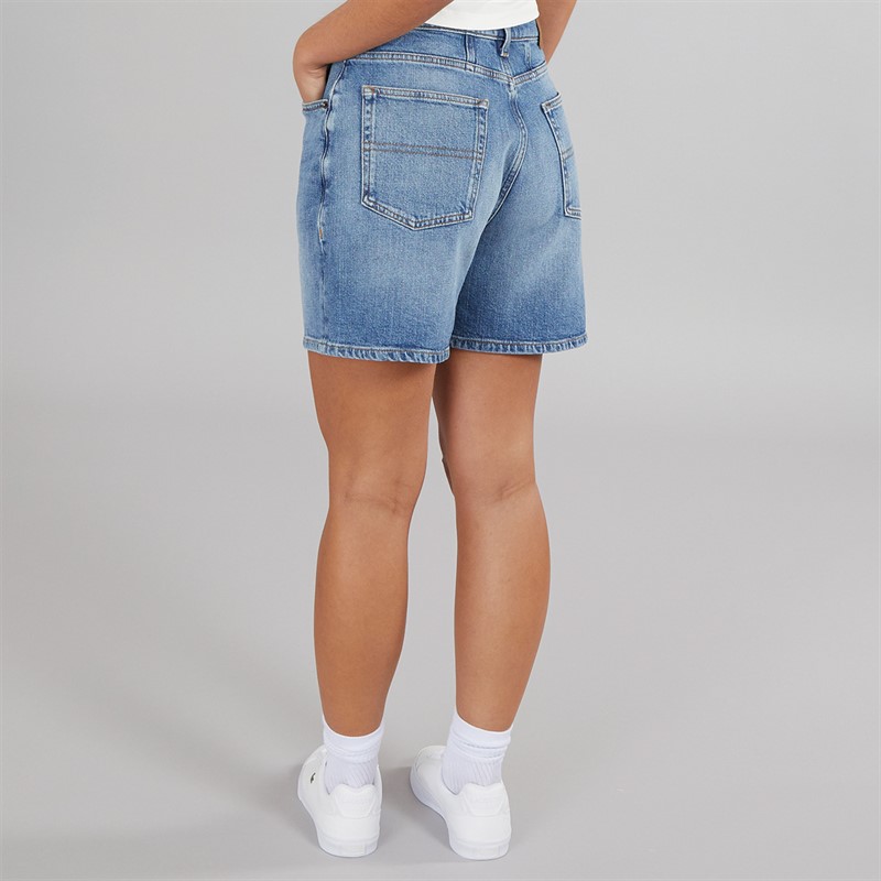 Tommy Jeans Womens Mom Shorts Denim Medium
