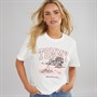 Tommy Jeans Womens Tonal Tropic T-Shirt Ecru