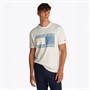 Tommy Jeans Heren Paisley Vlag T-Shirt Ecru