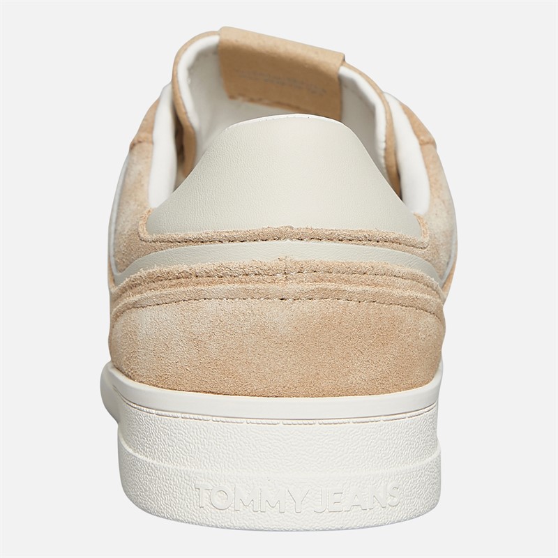 Tommy Jeans Womens Greenwich Suede Trainers Gentle Gold