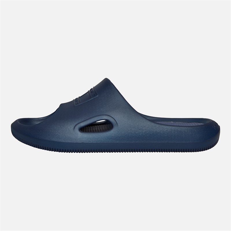 Tommy Jeans Mens Cut Out Embossed Sliders Dark Night Navy
