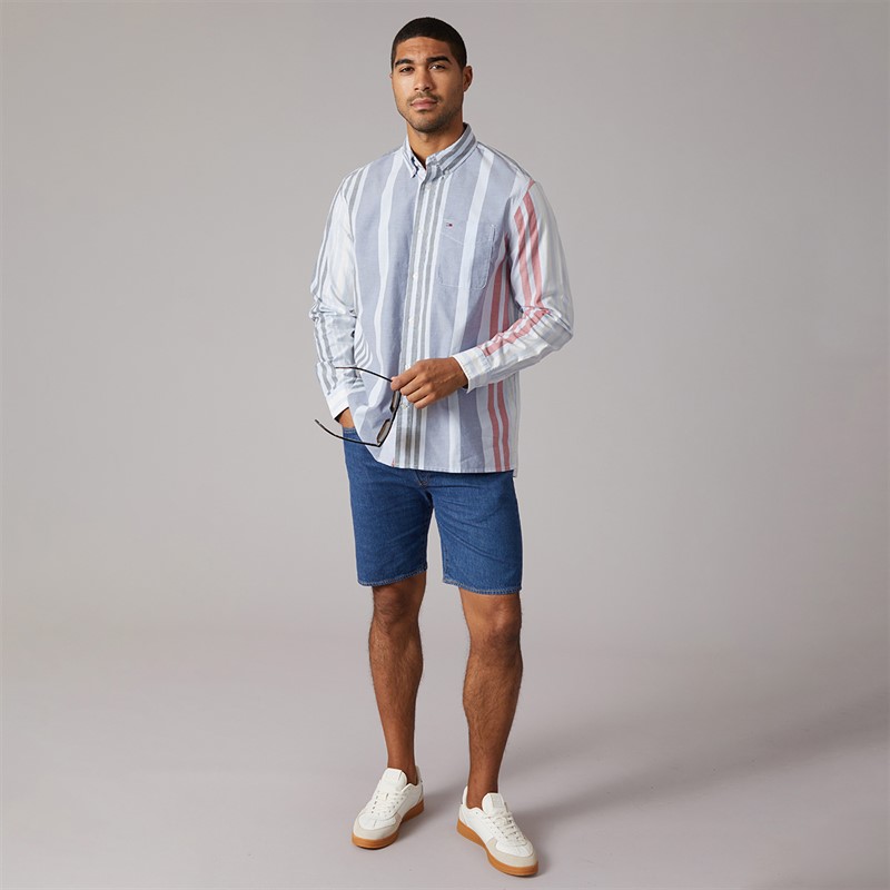 Tommy Jeans Mens Oxford Fun Stripe Shirt
