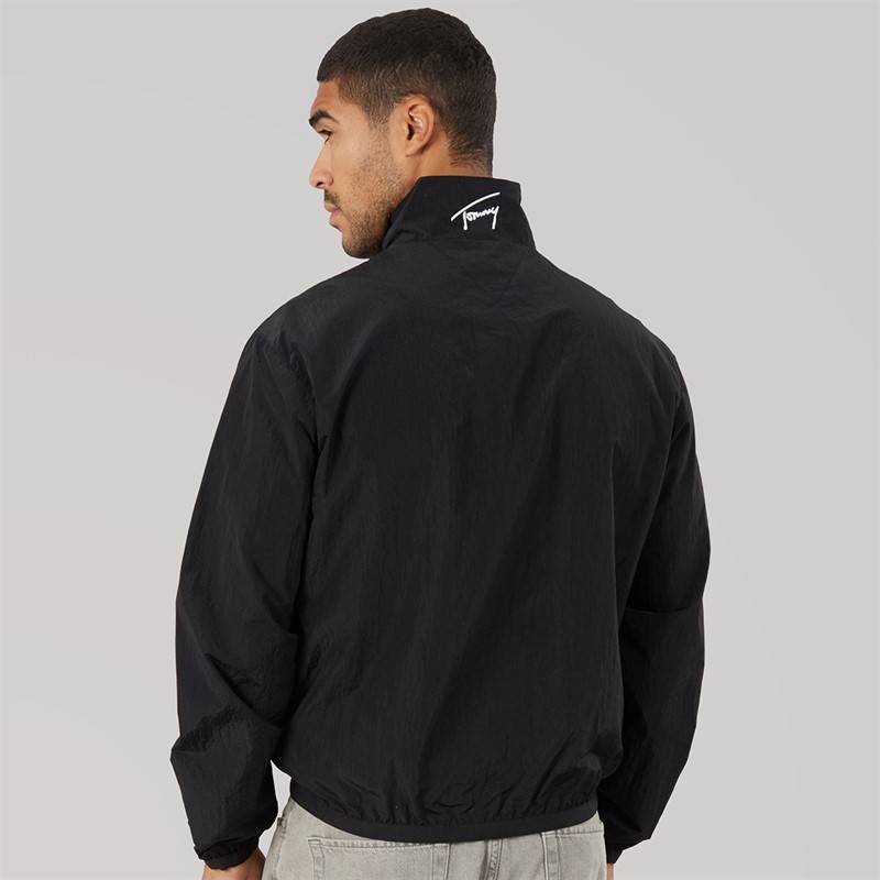 Tommy Jeans Mens Ripstop Essential Jacket Black