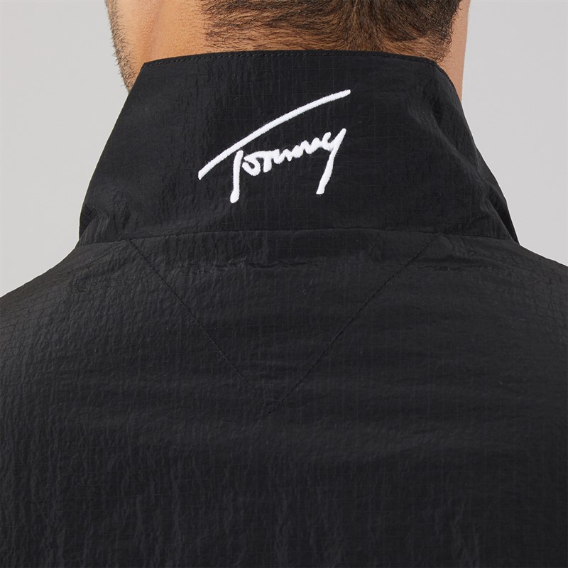 Tommy Jeans Mens Ripstop Essential Jacket Black