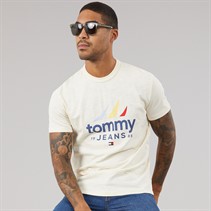 Tommy Jeans Mens Sailing T-Shirt Calico