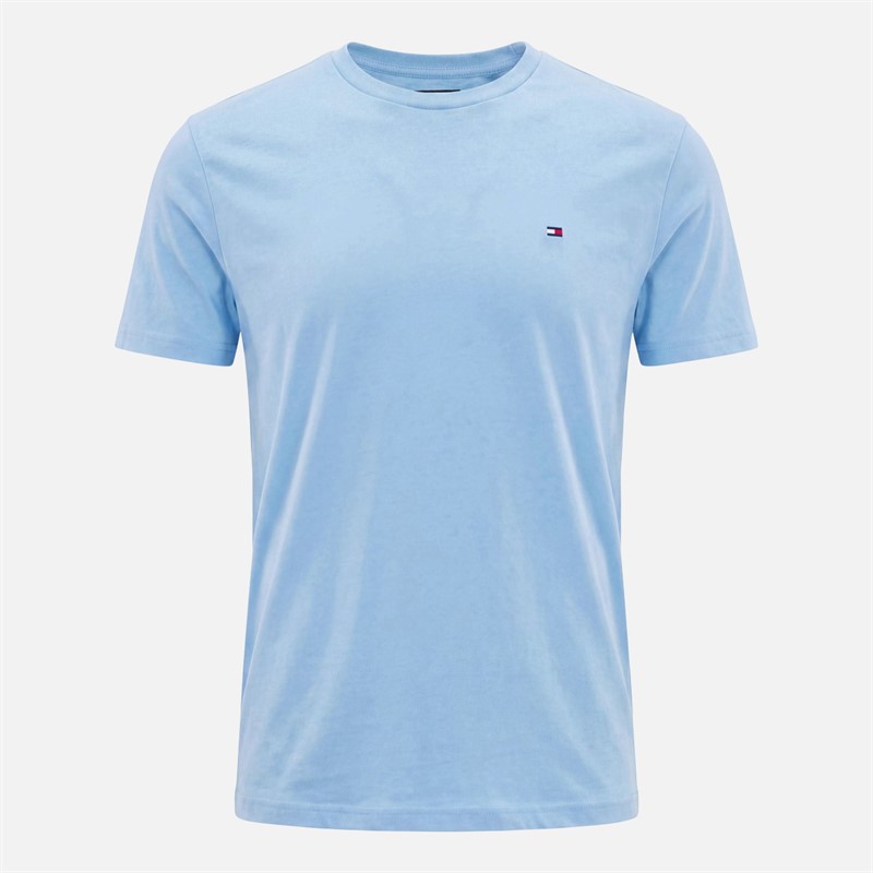 Tommy Jeans Mens Three Pack Slim T-Shirts Moonlight Iris/Ecru/Black