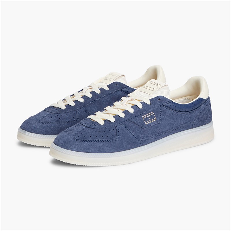 Tommy Jeans Mens Greenwhich Edge Trainers Blue Storm