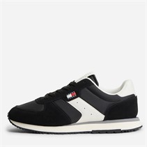 Tommy Jeans Mens EVA Mix Runner Trainers Black