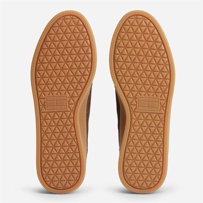 Tommy Jeans Mens Greenwhich Edge Trainers Legacy Brown