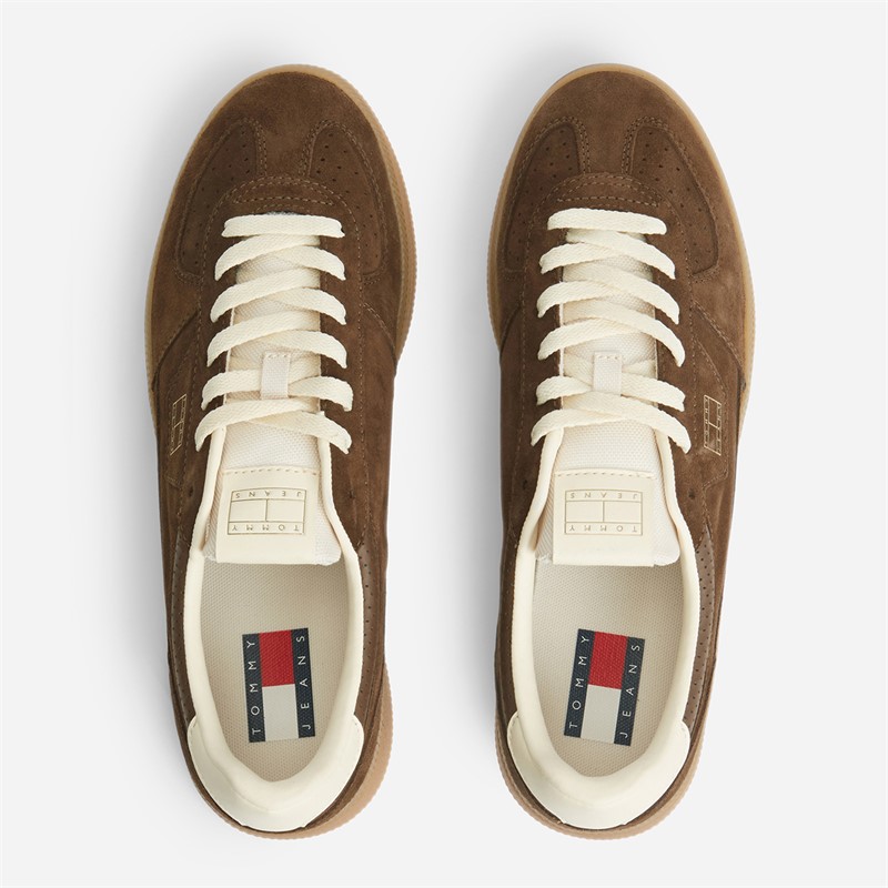 Tommy Jeans Mens Greenwhich Edge Trainers Legacy Brown