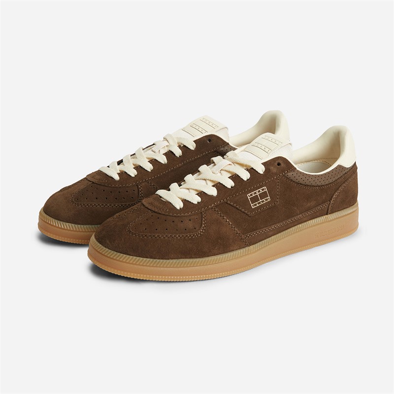 Tommy Jeans Mens Greenwhich Edge Trainers Legacy Brown