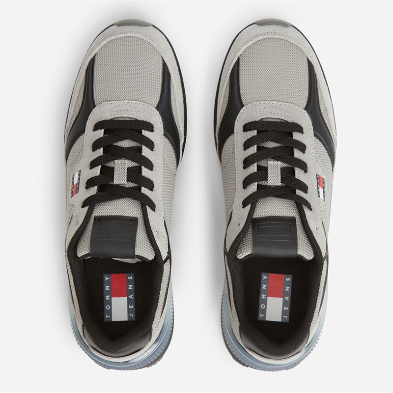 Tommy Jeans Mens Technical Runner Trainers Granite Road