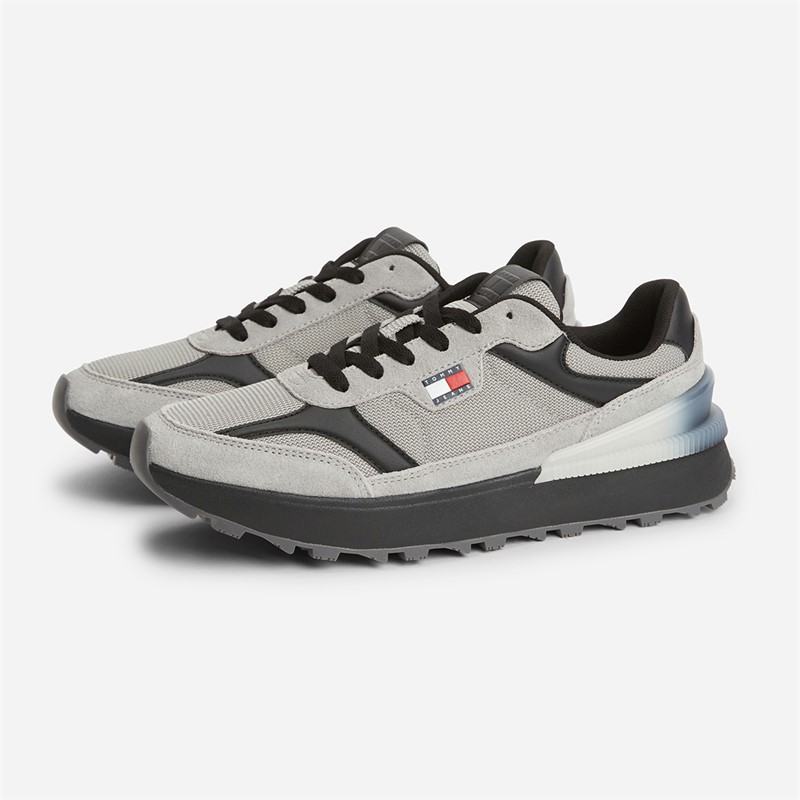 Tommy Jeans Mens Technical Runner Trainers Granite Road