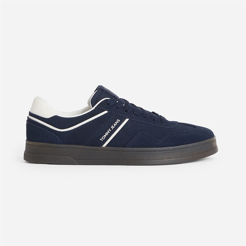 Tommy Jeans Mens The Greenwich Suede Trainers Dark Night Navy
