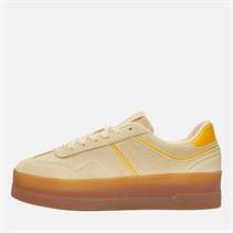 Tommy Jeans Womens The Greenwich Flatform Trainers Frozen Custard