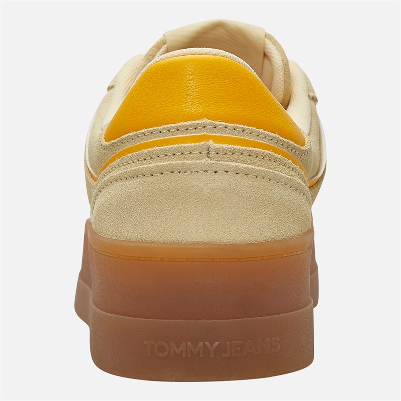 Tommy Jeans Womens The Greenwich Flatform Trainers Frozen Custard