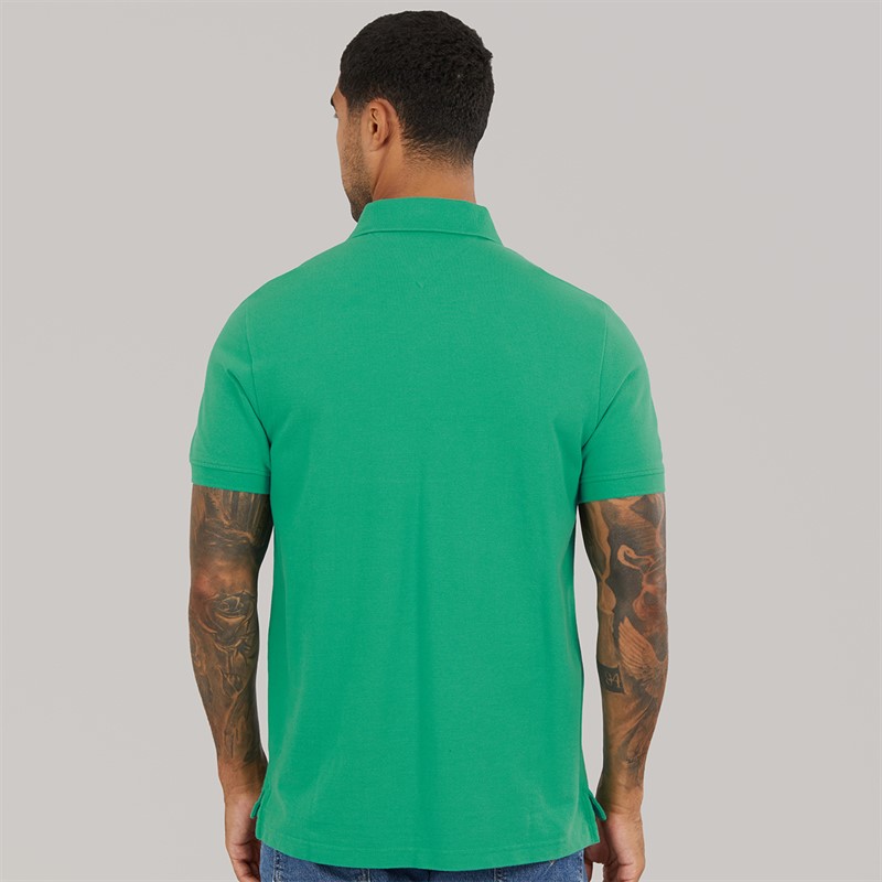 Tommy Jeans Mens Polo Shirt Bahama Green