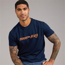 Tommy Jeans Mens Vintage LA T-Shirt Dark Night Navy