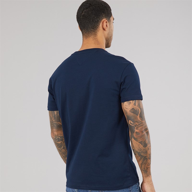 Tommy Jeans Mens Vintage LA T-Shirt Dark Night Navy
