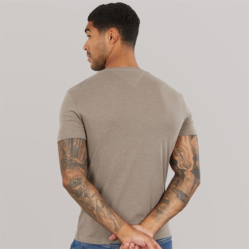 Tommy Jeans Mens Jaspe T-Shirt Ivy Mink Htr