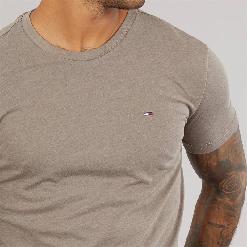 Tommy Jeans Mens Jaspe T-Shirt Ivy Mink Htr