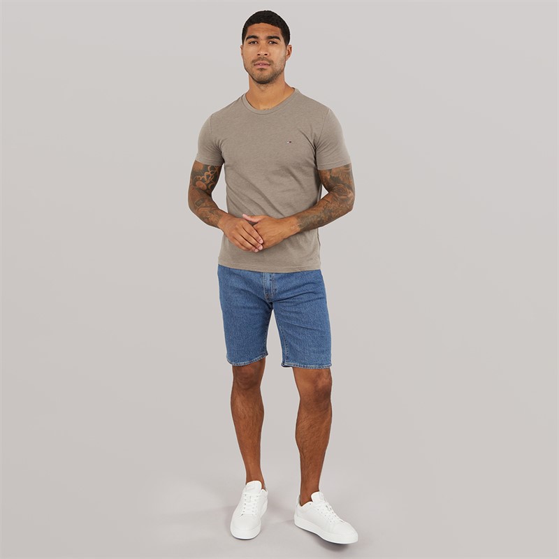 Tommy Jeans Mens Jaspe T-Shirt Ivy Mink Htr
