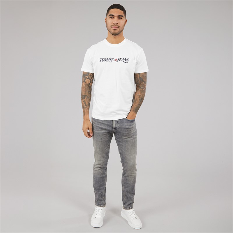 Tommy Jeans Mens Vinatge T-Shirt Ecru