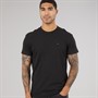 Tommy Jeans Mens Flag Slub T-Shirt Black