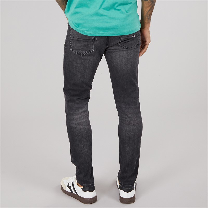 Tommy Jeans Mens Slim Tapered Jeans Denim Black