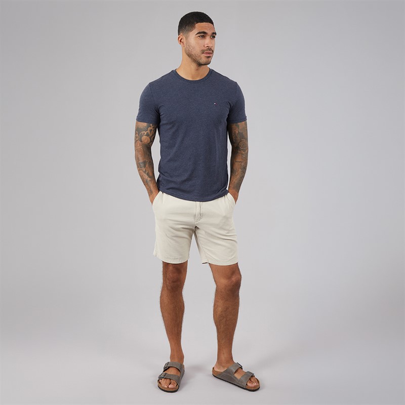 Tommy Jeans Mens Jaspe T-Shirt Dark Night Navy Htr