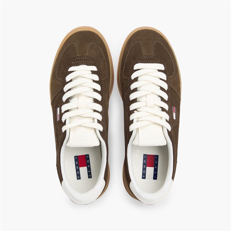 Tommy Jeans Womens The Greenwich Trainers Legacy Brown