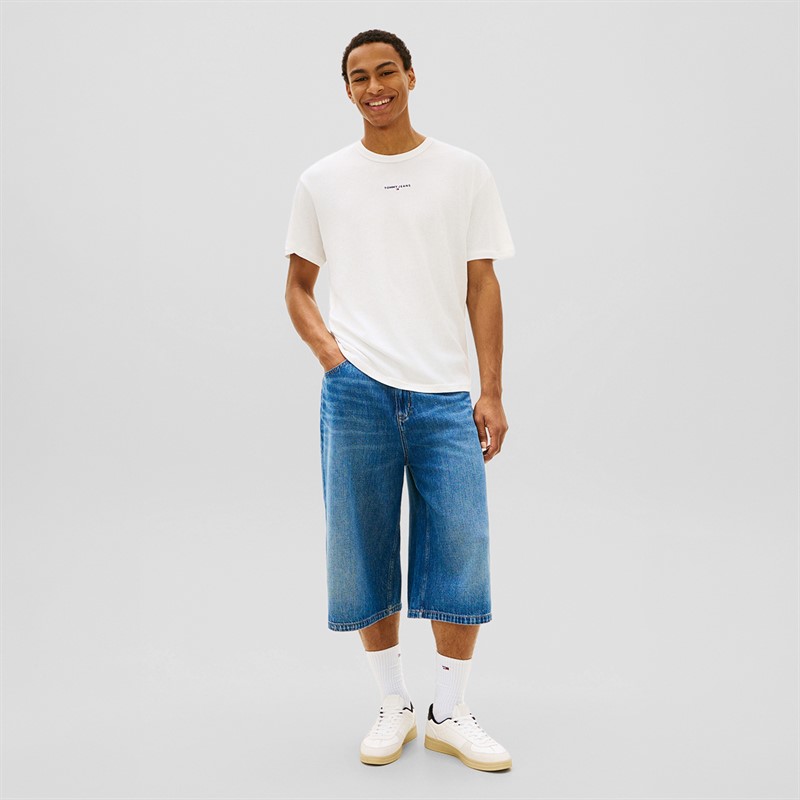 Tommy Jeans Mens The Greenwich Trainers Ecru/Black