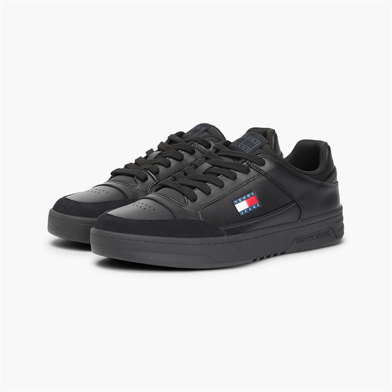 Tommy Jeans Mens Cupsole Trainers Black
