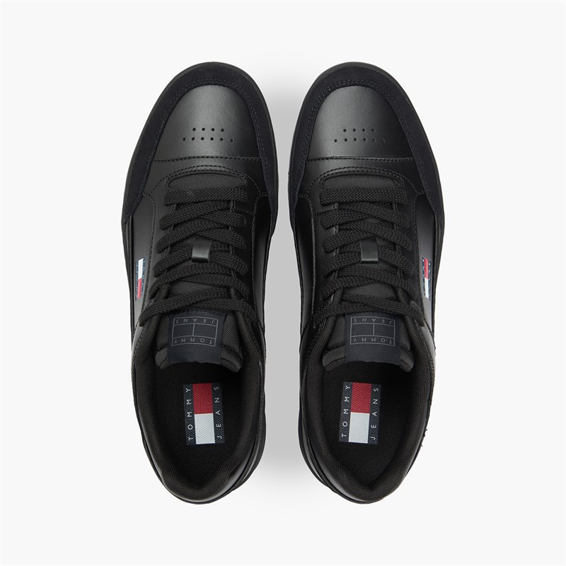 Tommy Jeans Mens Cupsole Trainers Black