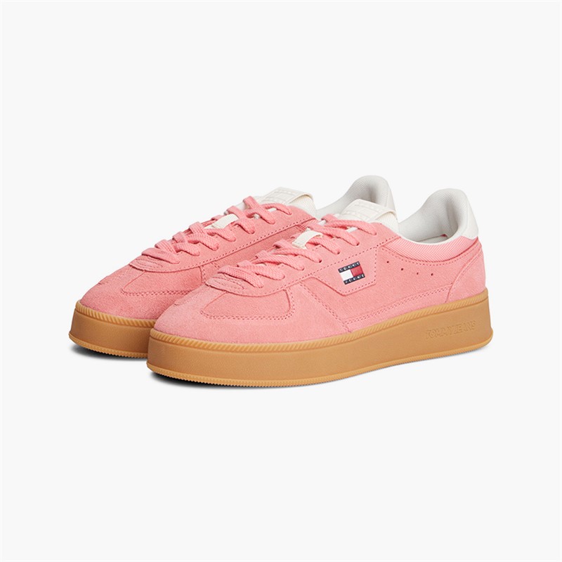 Tommy Jeans Womens The Greenwich Trainers Enchanted Pink