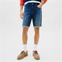 Tommy Jeans Mens Ronnie Faded Slim Denim Shorts Denim Dark