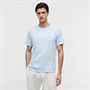 Tommy Jeans Mens Flag Embroidery T-Shirt Sky Blue
